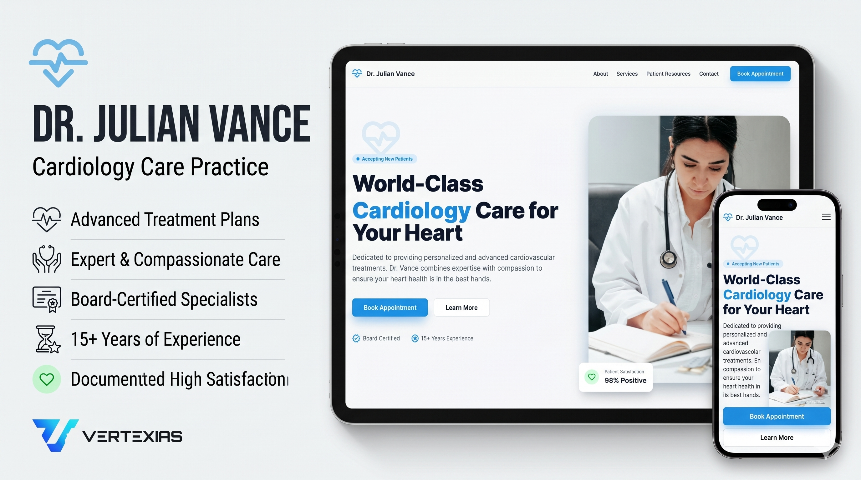 Doctor Portfolio - Personal Portfolio Website for Doctors